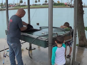 fish cleaning station at the black pearl boat ramp fort pierce